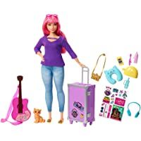Barbie Muñeca Daisy vamos de viaje con accesorios (Mattel FVV26)